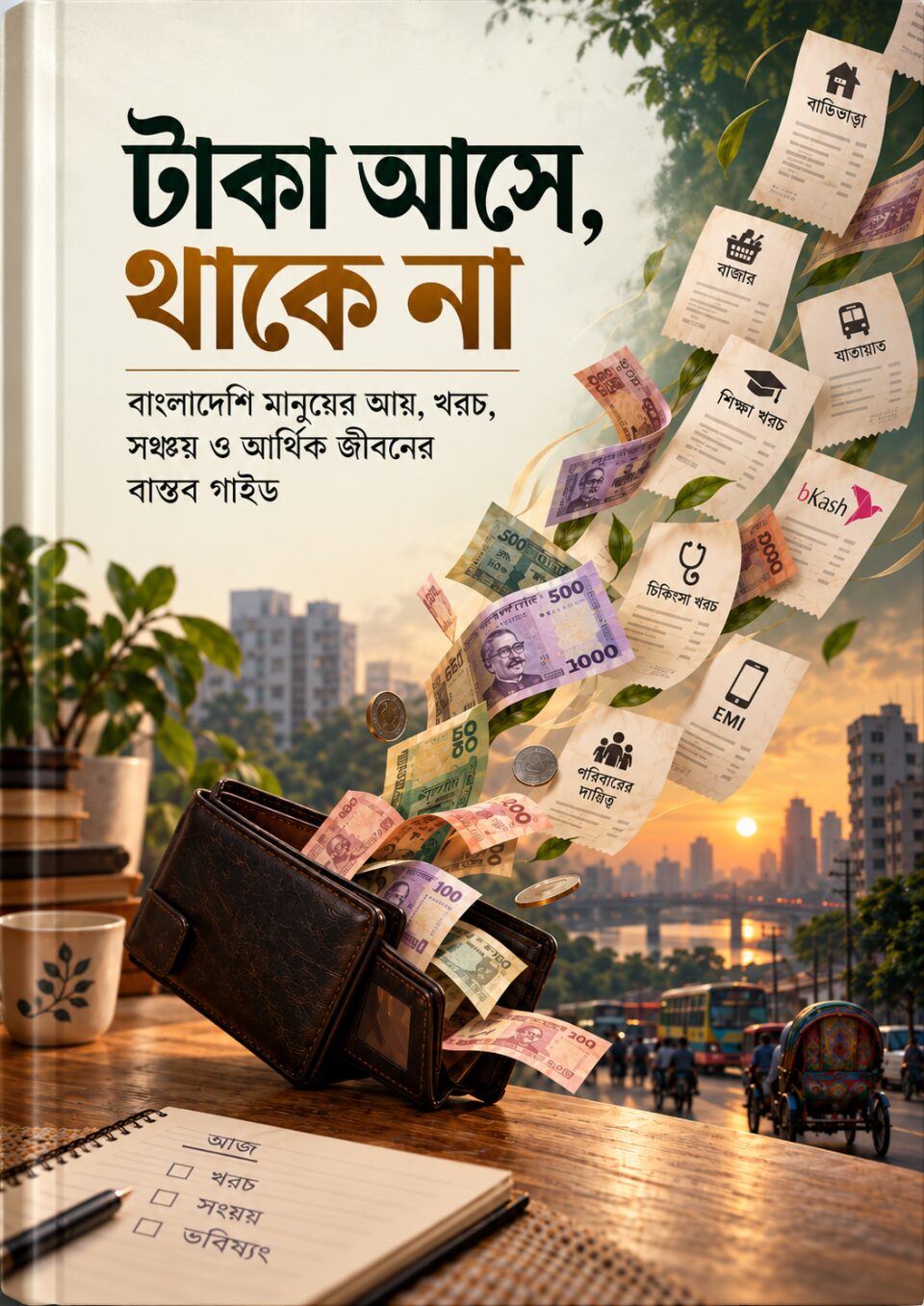 টাকা আসে, থাকে না।